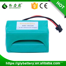 GLE OEM 18026 AA 2600mah 4,8 V wiederaufladbare Ni-MH-Akku Nimh Akku